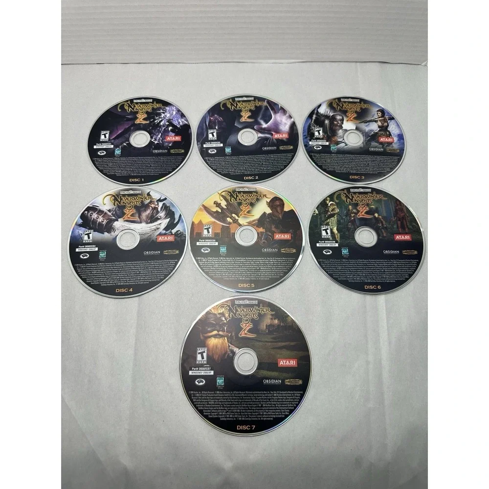 Neverwinter Nights 2: Set of 7 Discs (1-7)